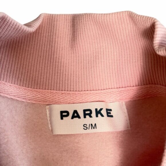 Parke Varsity Mockneck Sprinkle + White in S/M & L/XL & XXL , NWT - Picture 13 of 15